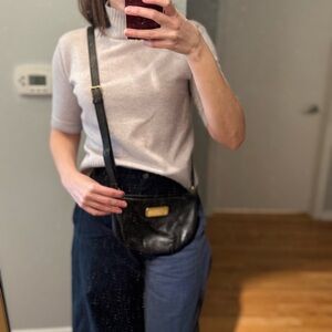 Marc by Marc Jacobs Black Leather Crossbody Purse